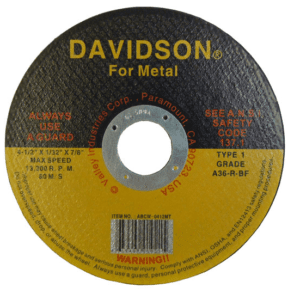 4.5"X1/32"X7/8"METAL CUTOFF WHEEL