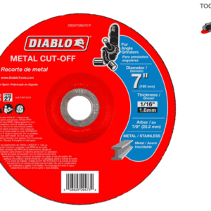 DIABLO 7X1/16X7/8IN METAL DC CO
