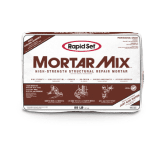 55LB MORTAR MIX-BROWN BAG RAPID SET