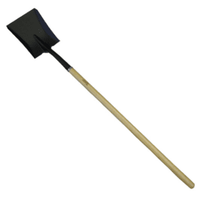 SQUARE SHOVEL W/48" WOOD HANDLE