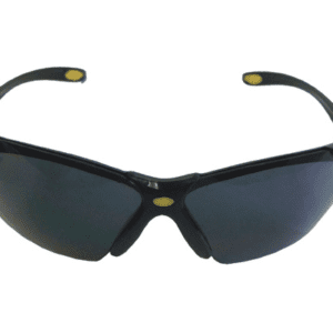 CONTOURED SAFETY GLASSES, BLACK
