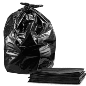 3 mil x 39" x 58" 55 Gal-Contractor Trash Bags-Black-(15 Bags/Case)