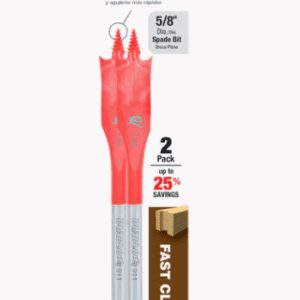 Diablo Spade Bit 5/8 X 6 2PK