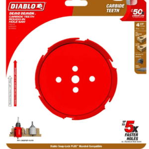 DIABLO  4-5/8" TCT ROUGH IN HOLE
