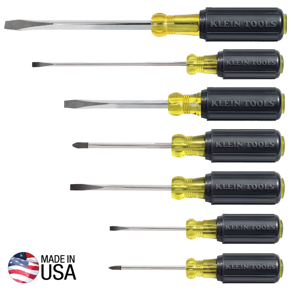 7 PC SCREWDRIVER SET - KLEIN TOOLS